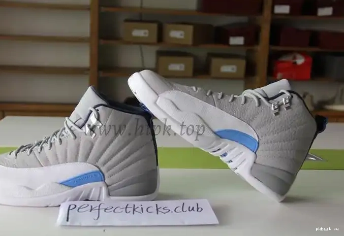 University 12 Jordan Air Blue Grey 0611